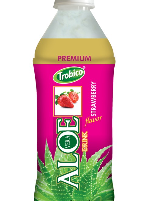 548 Trobico Aloe vera strawberry flavor pet bottle 350ml